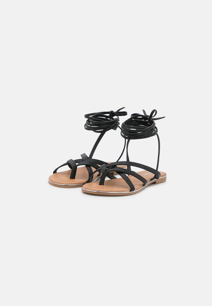 Sandale ANNA FIELD Anna Field T-bar Sandals Noir Femme | RFU-3346135